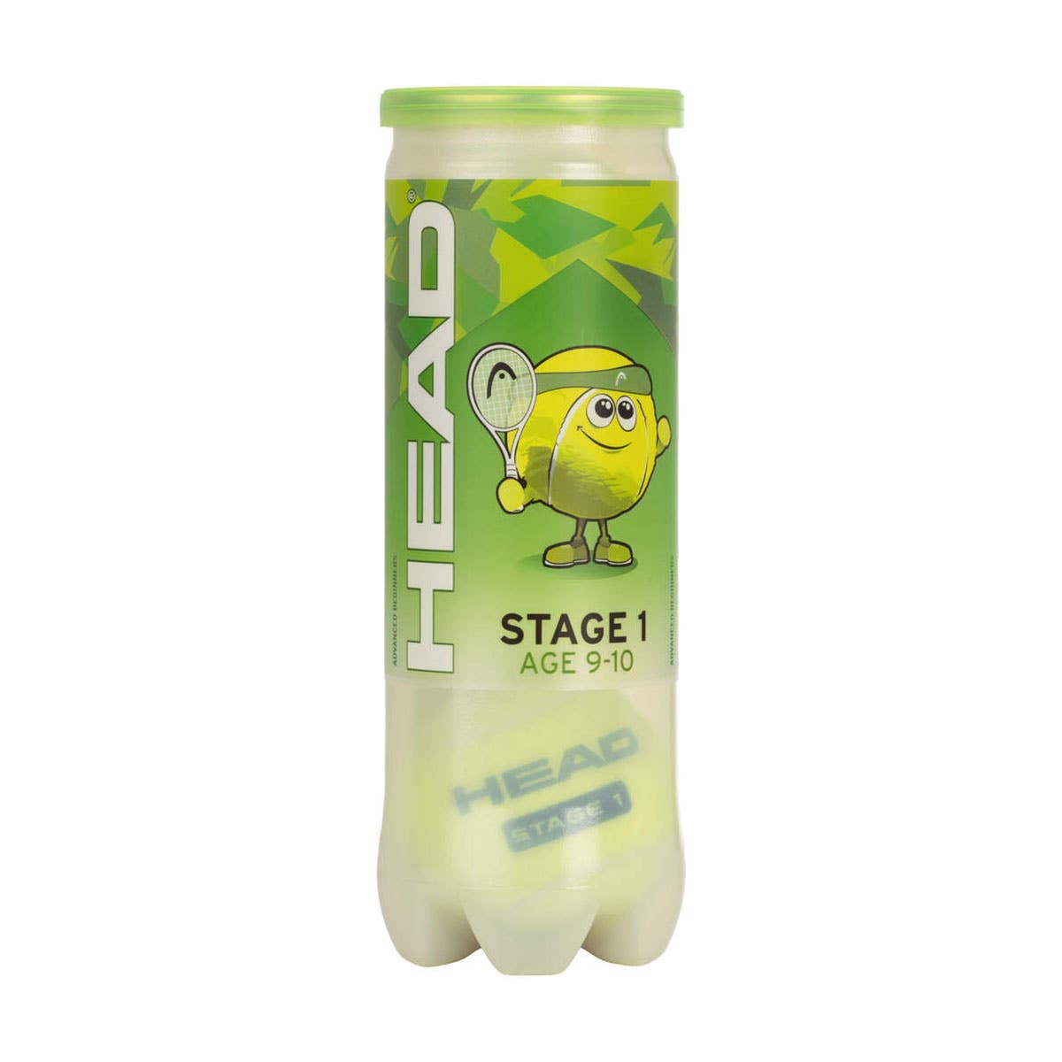 CAJON 24 BOTES 3 BOLAS DE TENIS HEAD STAGE 1 GREEN