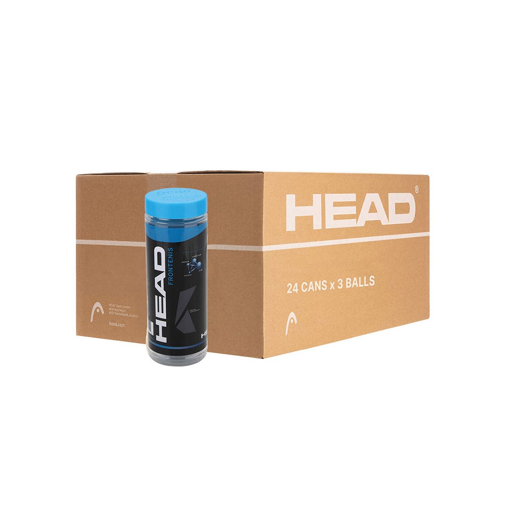 CAJÓN 24 BOTES 3 BOLAS HEAD FRONTENIS AZUL