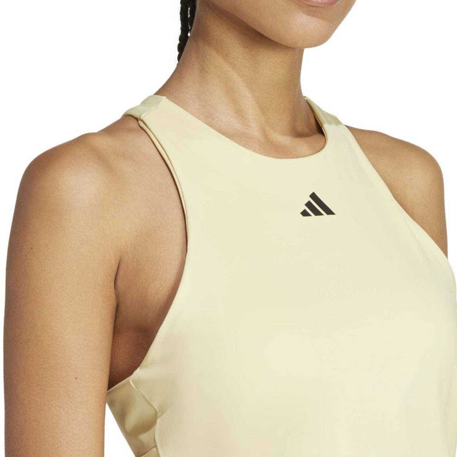 CAMISETA TIRANTES ADIDAS TENNIS CLIMACOOL KVG87 MUJER AMARILLO