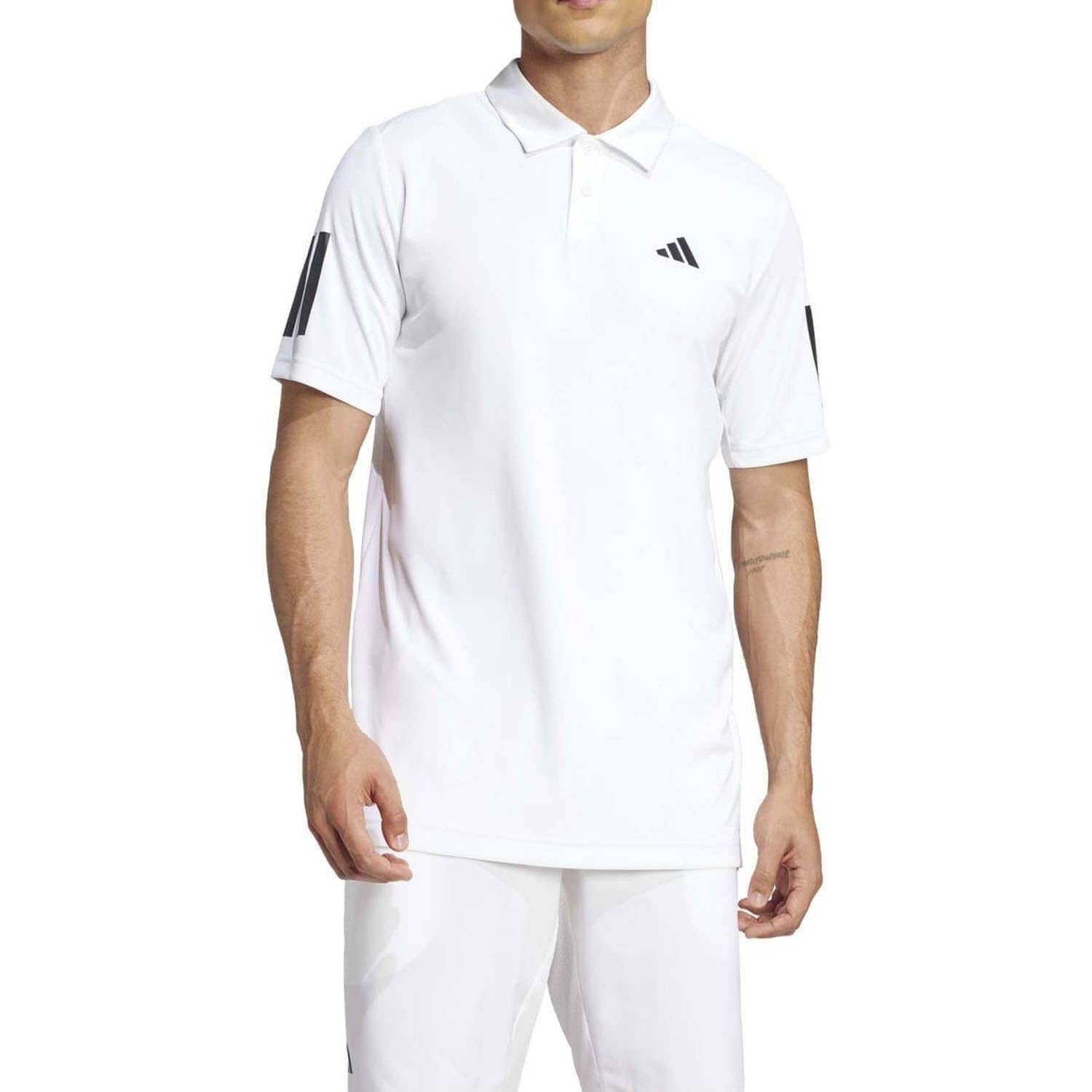 POLO ADIDAS CLUB 3 STRIPES BLANCO