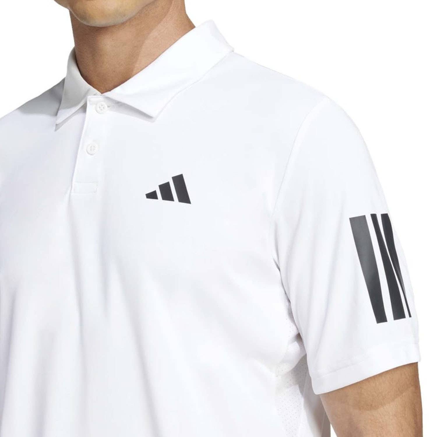 POLO ADIDAS CLUB 3 STRIPES BLANCO