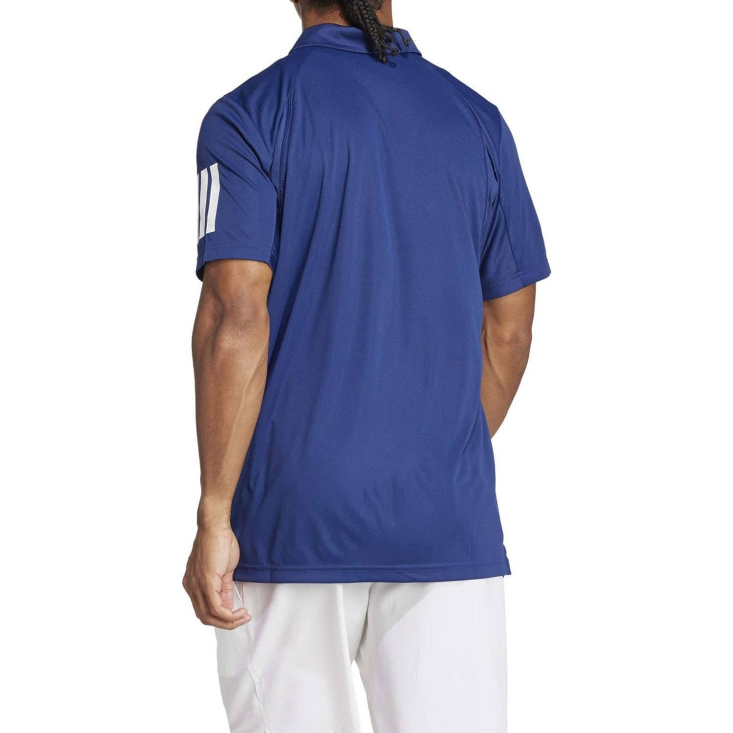 POLO ADIDAS CLUB 3 STRIPES AZUL