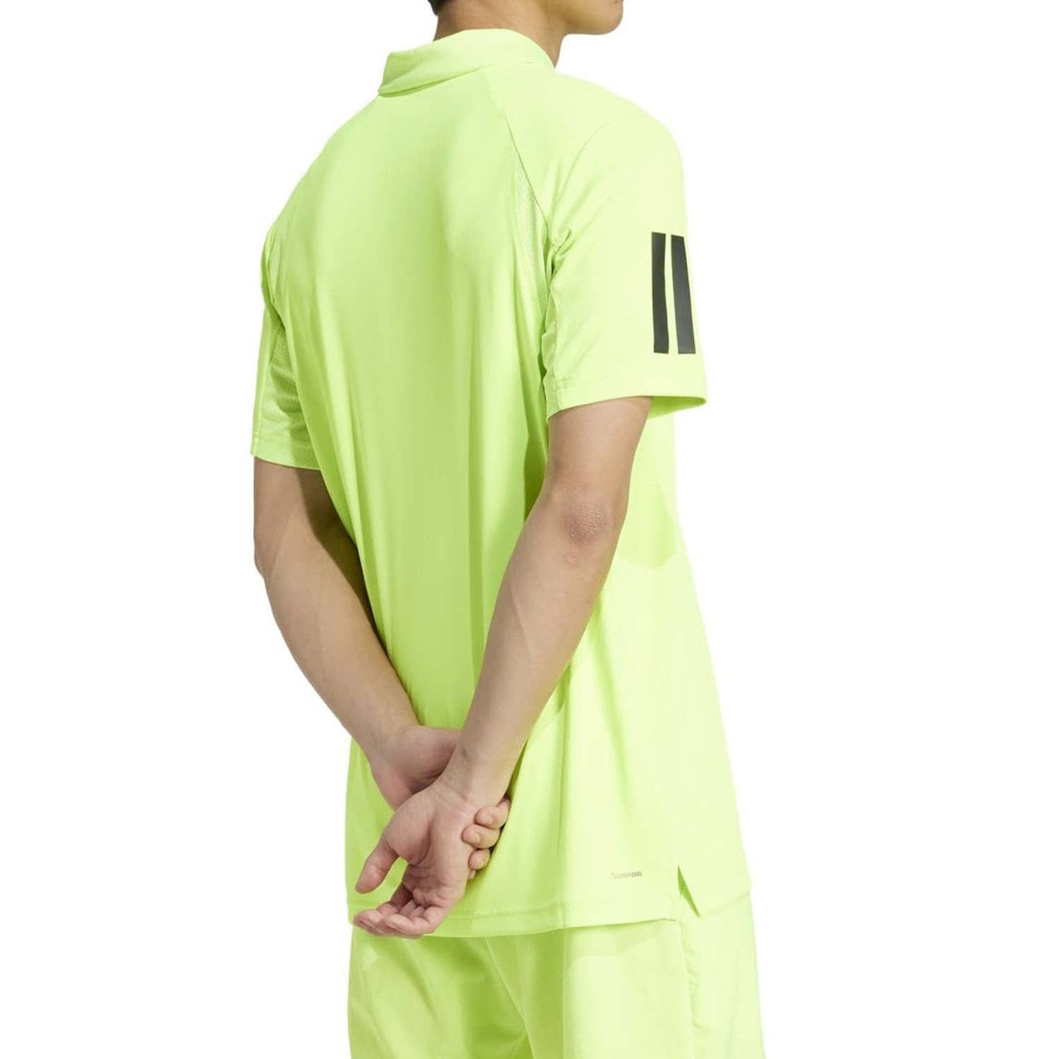 POLO ADIDAS CLUB 3 STRIPES AMARILLO