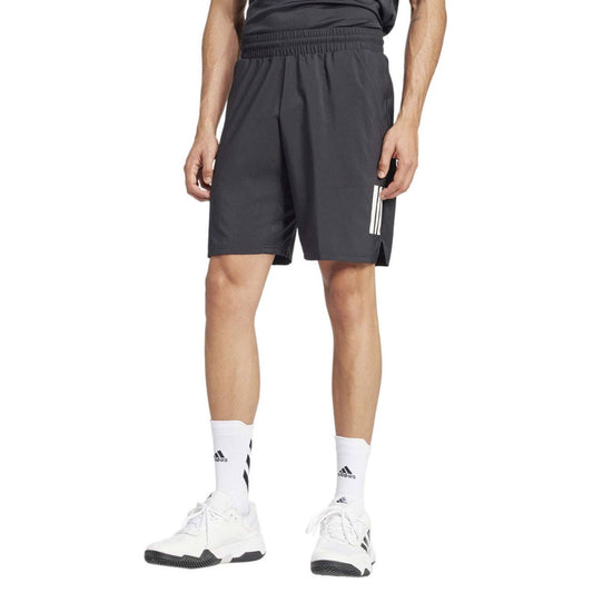 SHORT ADIDAS CLUB 3 STRIPES KUE78 7 INCH HOMBRE NEGRO