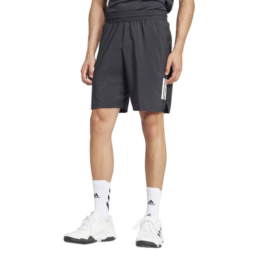 SHORT ADIDAS CLUB 3 STRIPES KUE78 9 INCH HOMBRE NEGRO