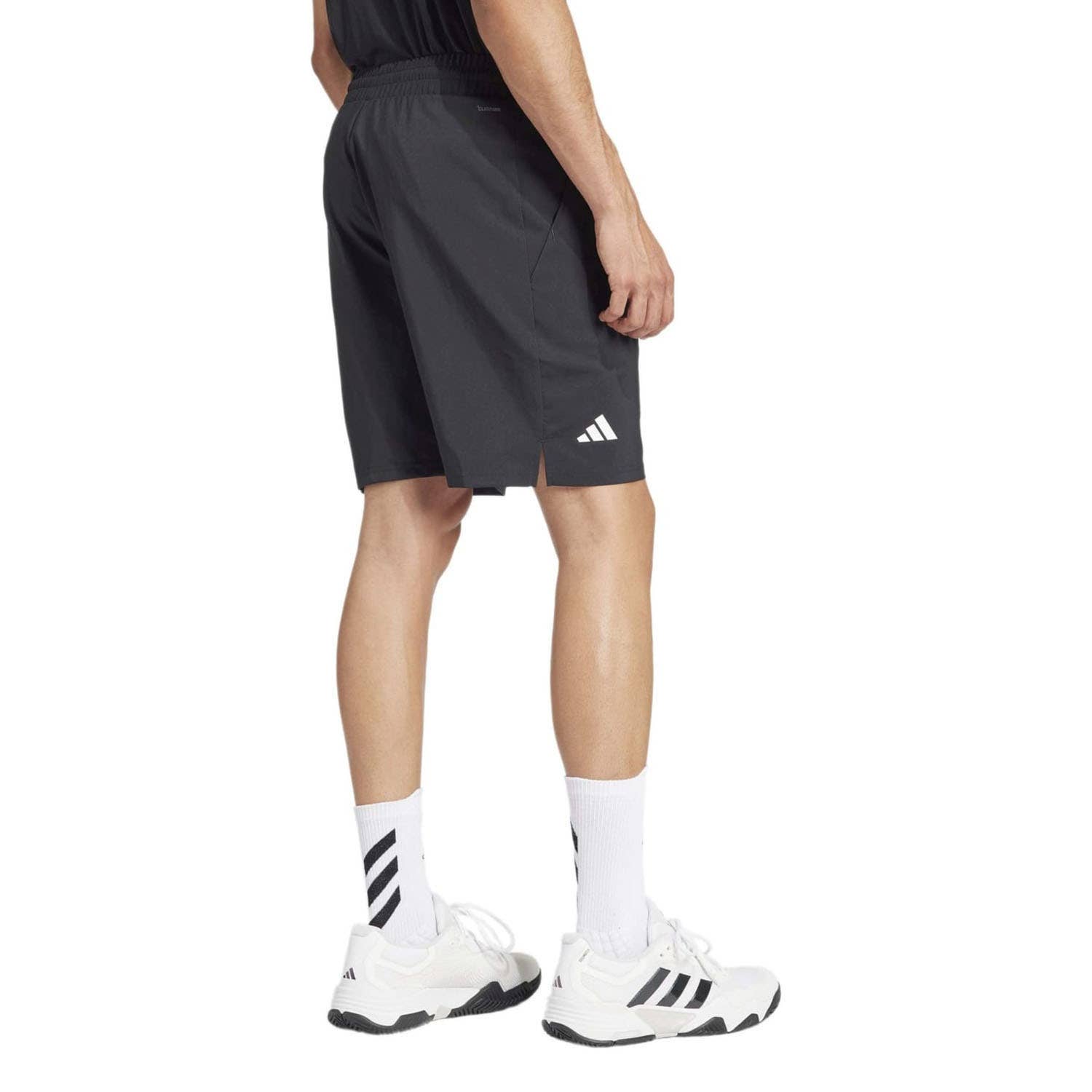 SHORT ADIDAS CLUB 3 STRIPES KUE78 9 INCH HOMBRE NEGRO