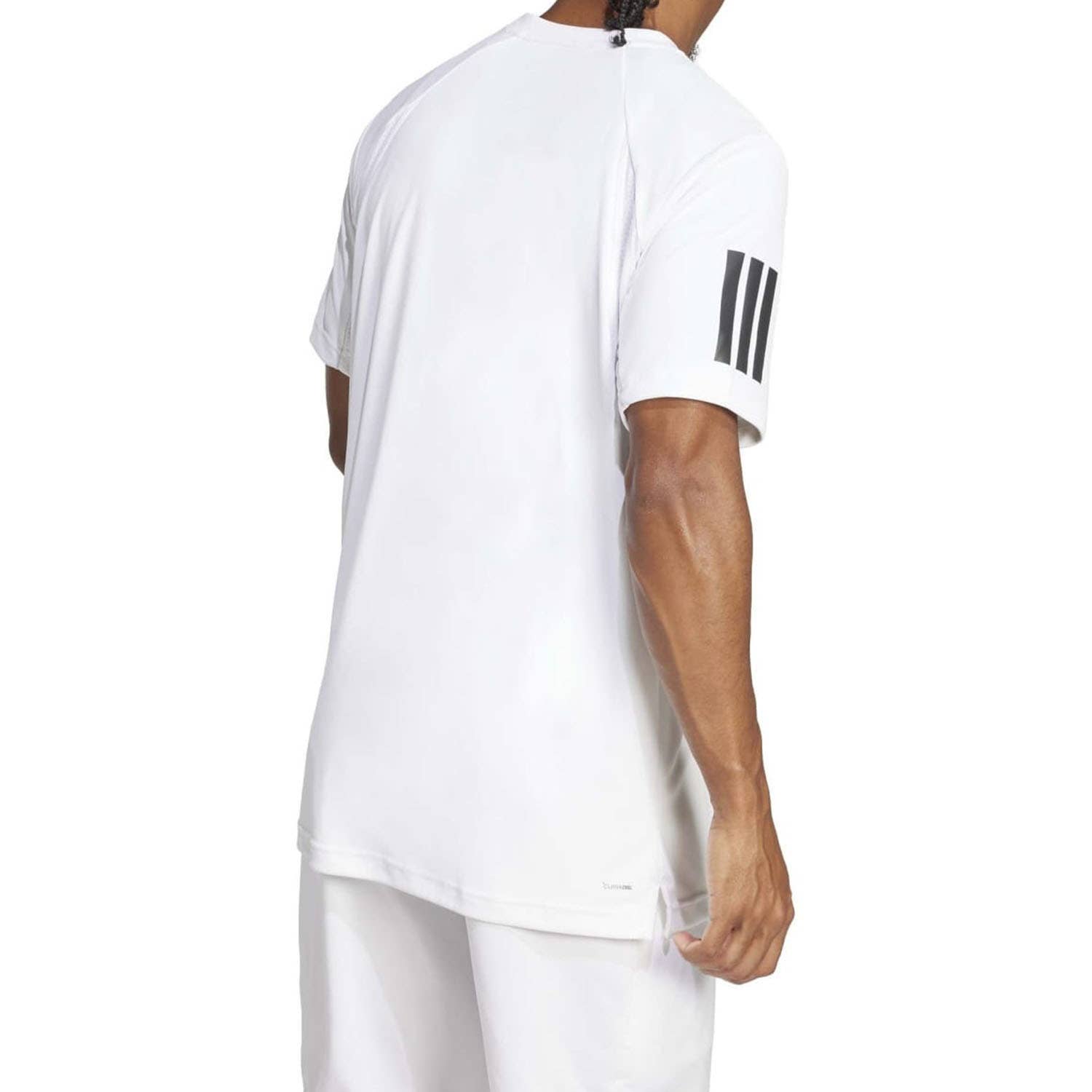 CAMISETA ADIDAS CLUB 3 STRIPRES KUE82 HOMBRE BLANCO