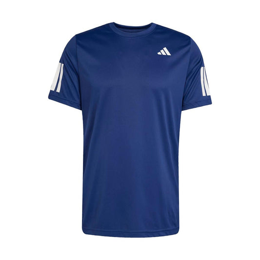 CAMISETA ADIDAS CLUB 3 STRIPRES KUE82 HOMBRE AZUL OSCURO