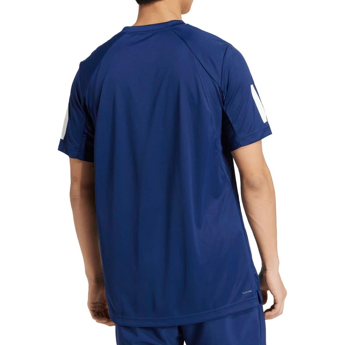 CAMISETA ADIDAS CLUB 3 STRIPRES KUE82 HOMBRE AZUL OSCURO