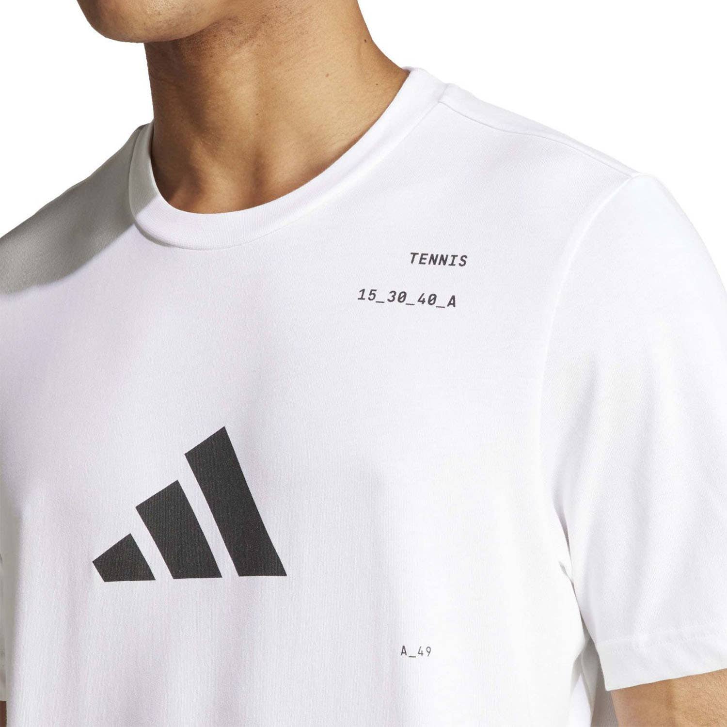 CAMISETA ADIDAS GRAPHIC KME04 HOMBRE BLANCO