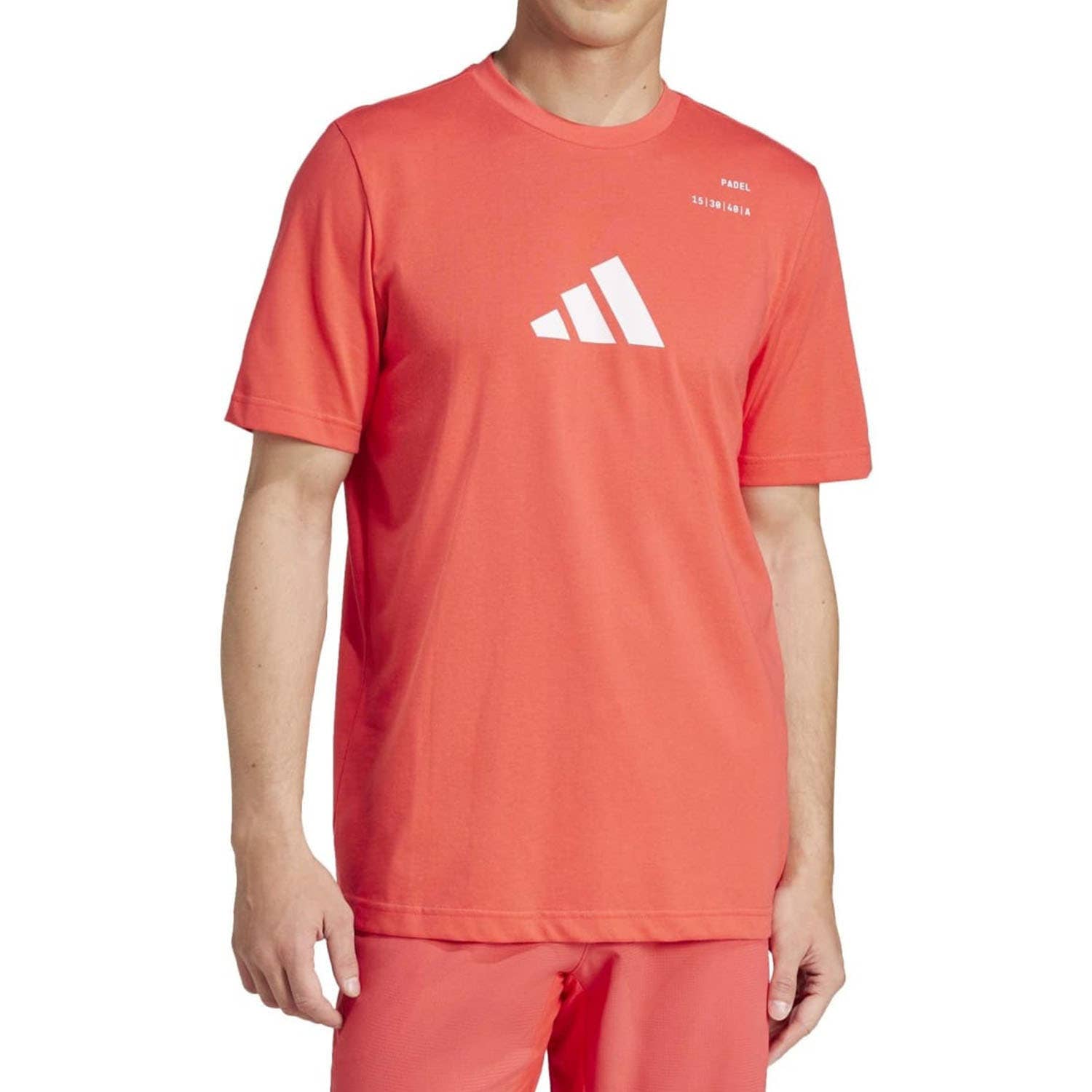 CAMISETA ADIDAS PADEL G HOMBRE CORAL