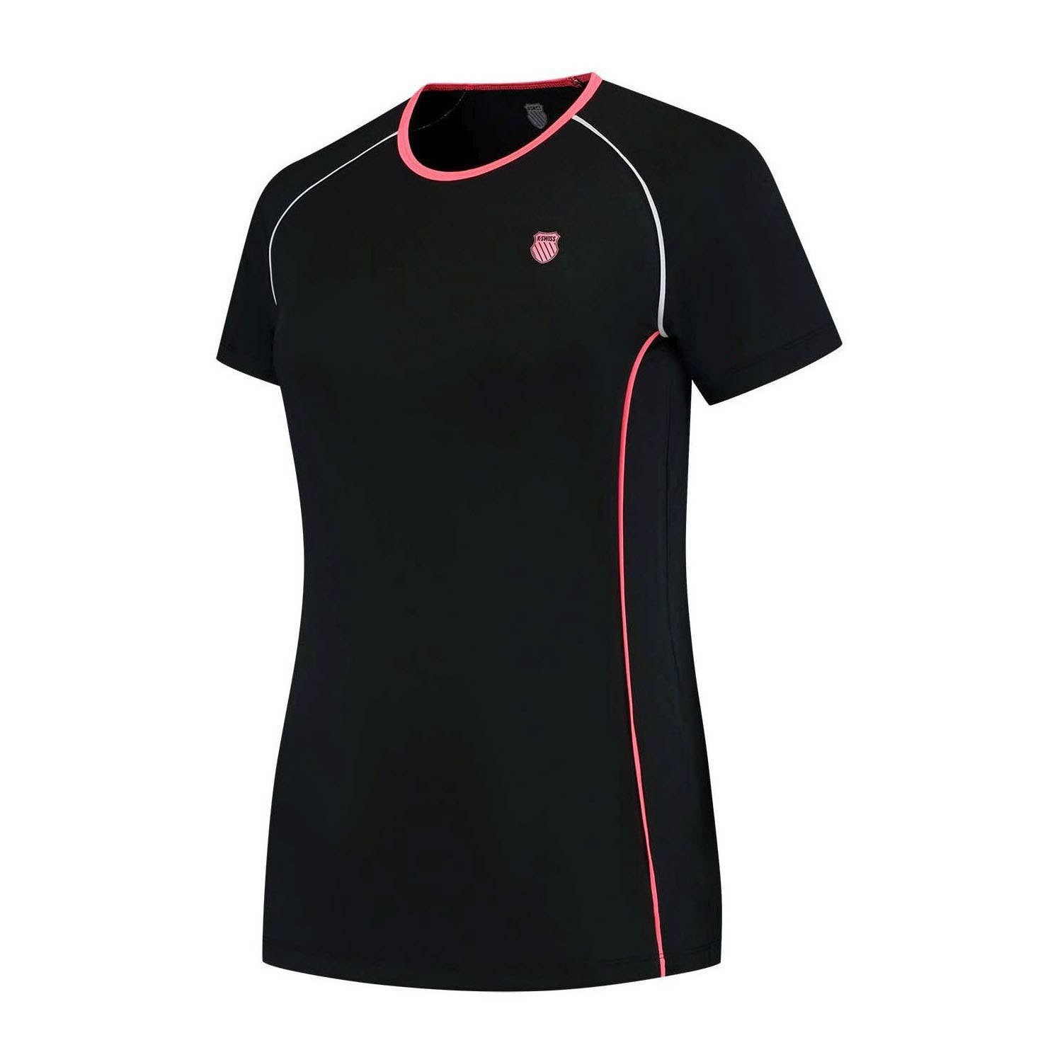 CAMISETA KSWISS HYPERCOURT CREW 4 1910943 MUJER NEGRO