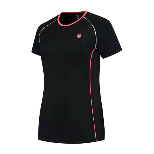 CAMISETA KSWISS HYPERCOURT CREW 4 1910943 MUJER NEGRO