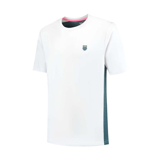 CAMISETA KSWISS HYPERCOURT MIX MELANGE CREW BLANCO