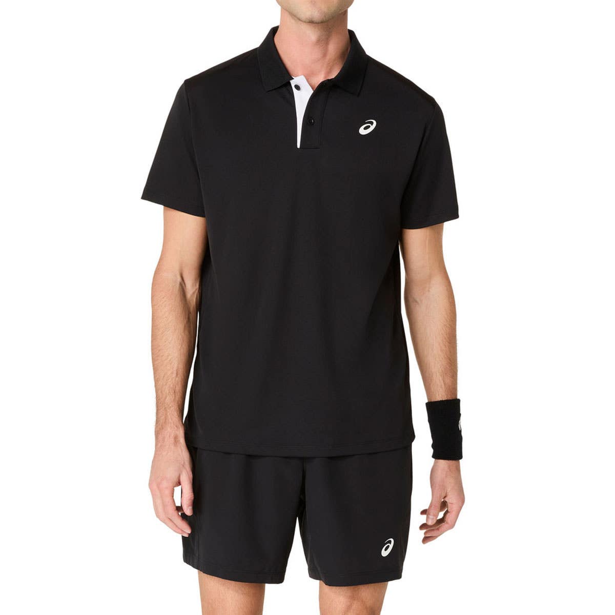 POLO ASICS COURT GRAPHIC NEGRO