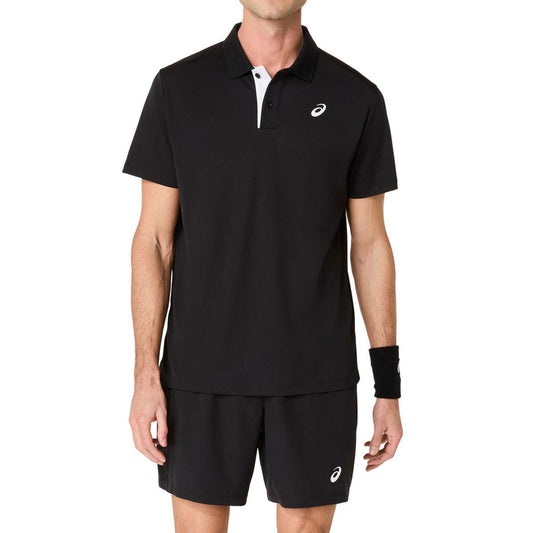 POLO ASICS COURT GRAPHIC NEGRO