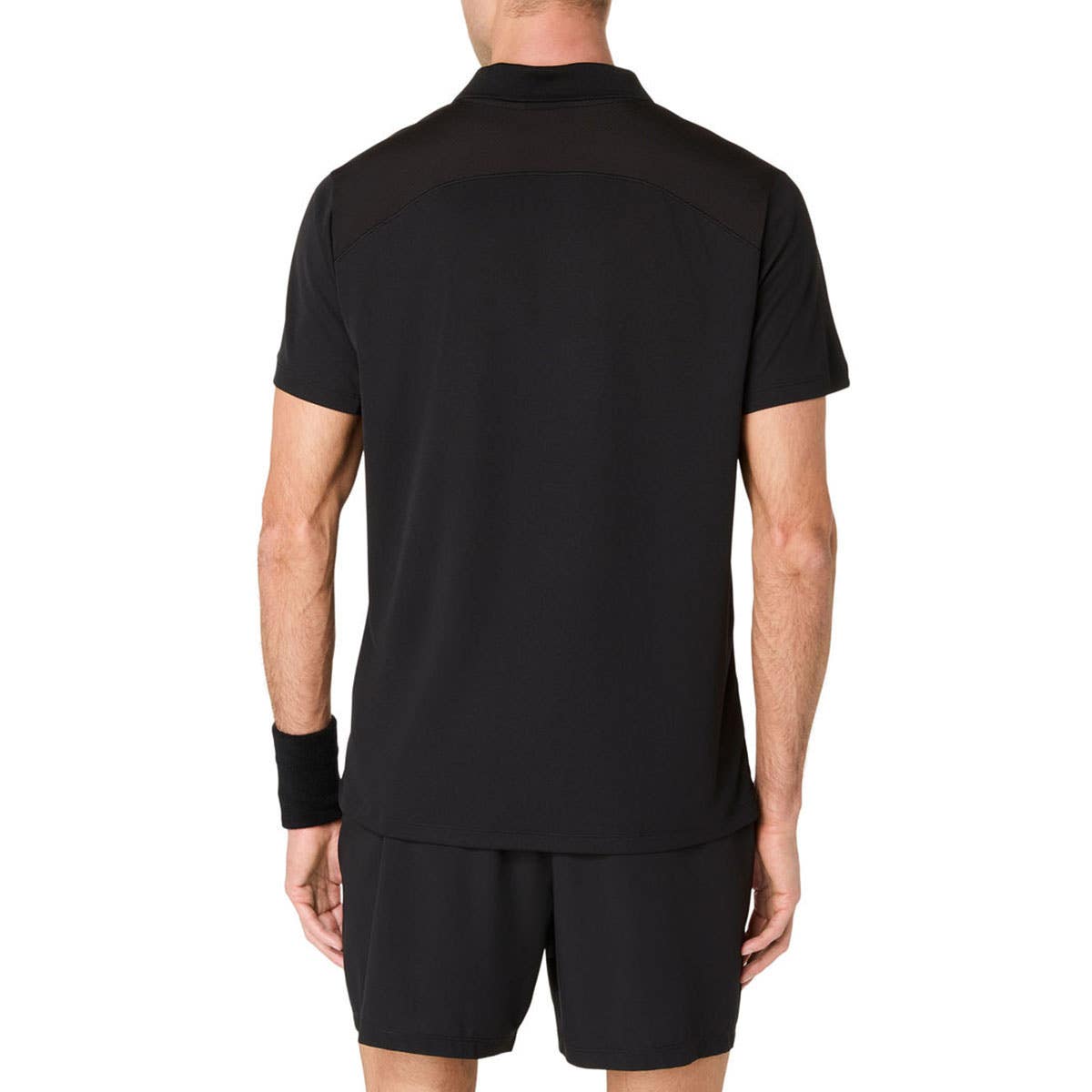 POLO ASICS COURT GRAPHIC NEGRO