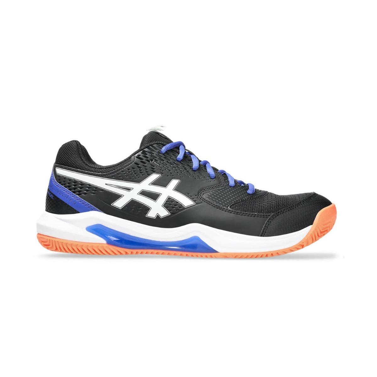 ASICS GEL-DEDICATE 8 PADEL NEGRO/AZUL/NARANJA 1041A414
