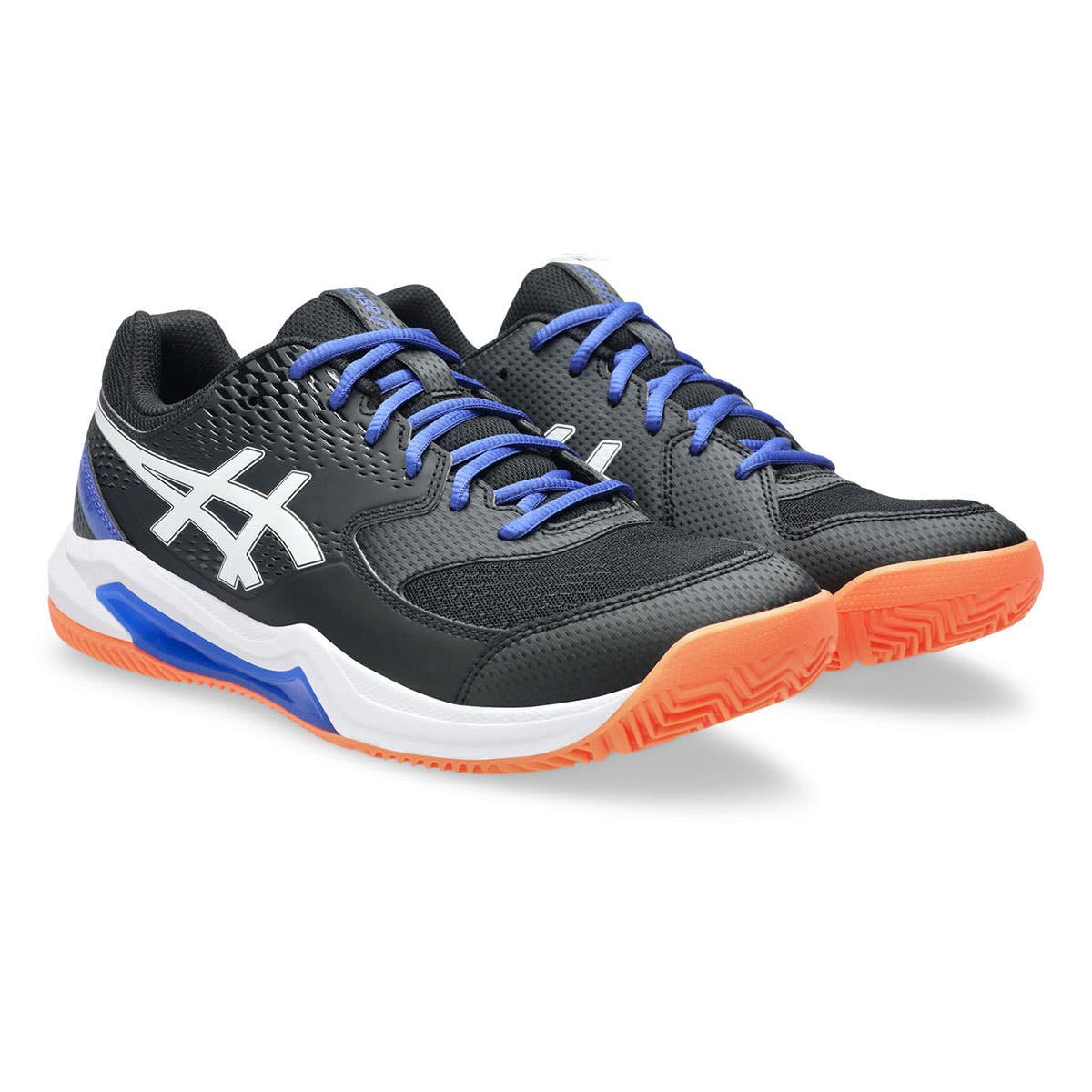 ASICS GEL-DEDICATE 8 PADEL NEGRO/AZUL/NARANJA 1041A414