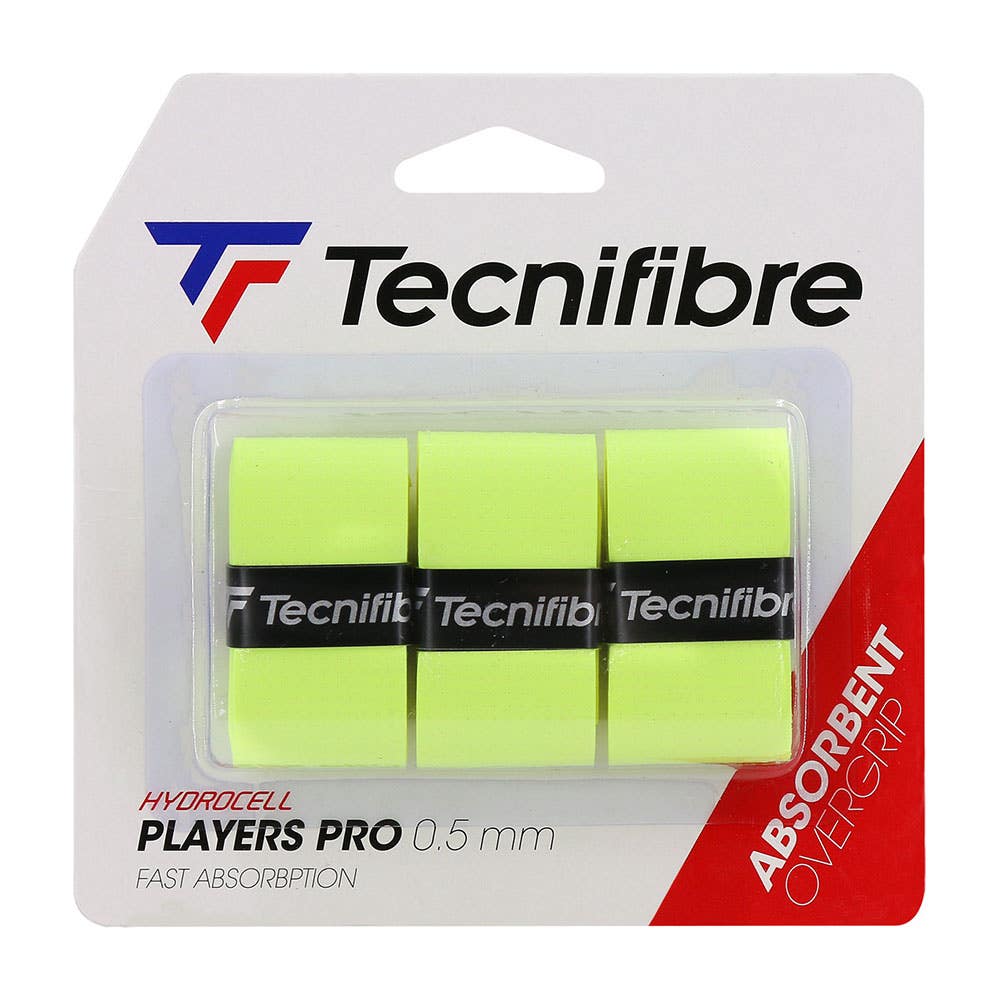 BLISTER 3 UDS. OVERGRIPS TECNIFIBRE PLAYERS PRO NEON
