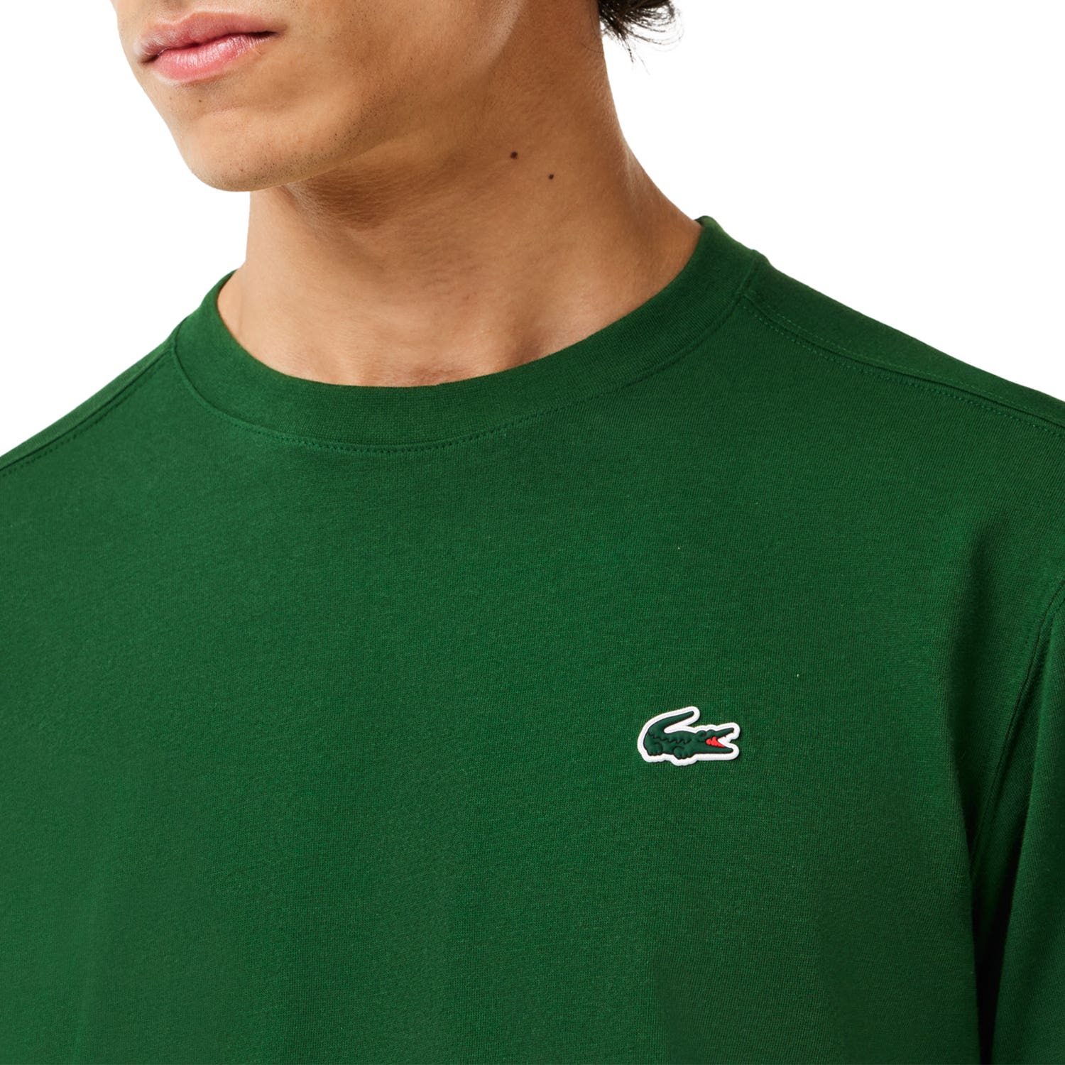 CAMISETA LACOSTE CORE PERFORMANCE TH7618 VERDE
