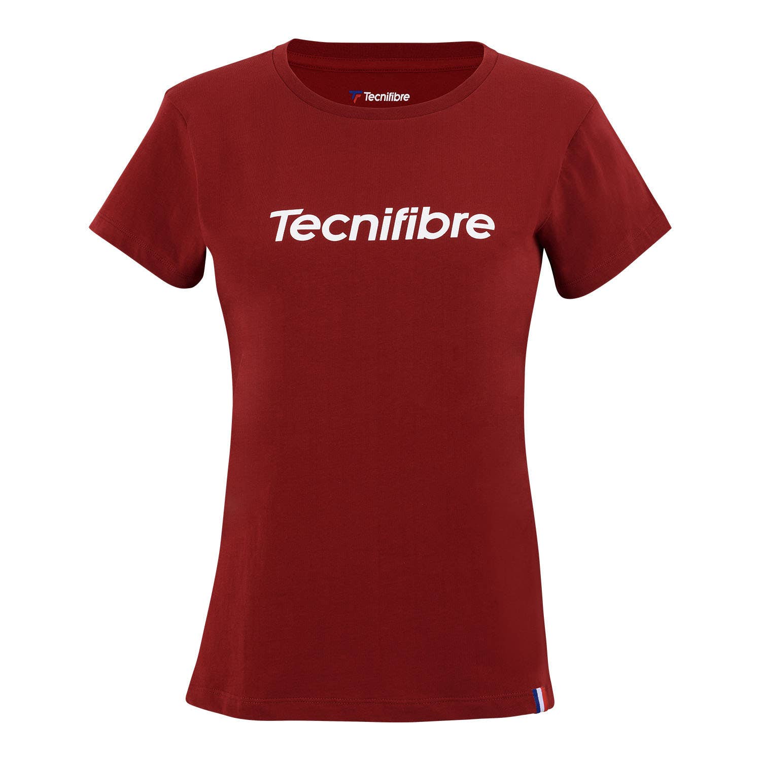 CAMISETA TECNIFIBRE TEAM COTTON MUJER ROJO