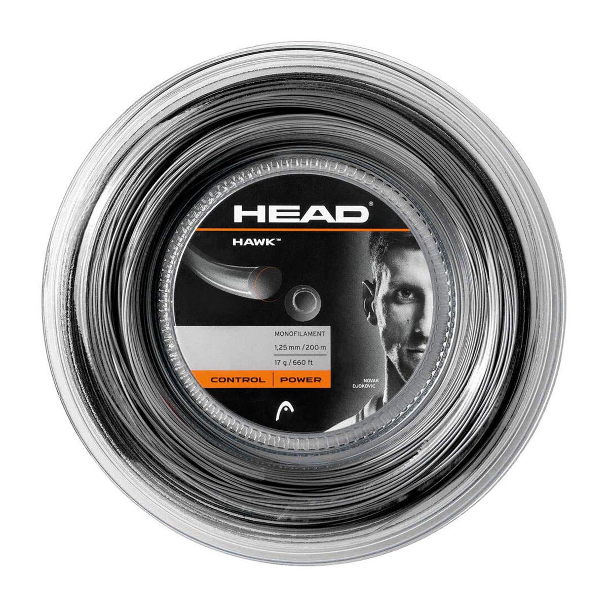 CORDAJE HEAD HAWK ROLLO 200M MONOFILAMENTO 281113 16 BK