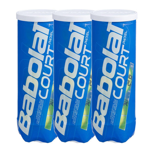 TRIPACK DE BOTES DE 3 BOLAS BABOLAT COURT PADEL