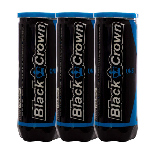 TRIPACK DE BOTES DE 3 BOLAS BLACK CROWN ONE