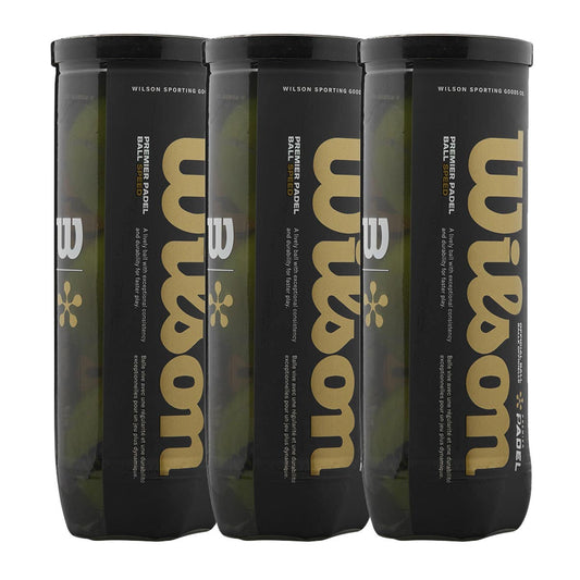 TRIPACK DE BOTES DE 3 BOLAS WILSON PREMIER PADEL SPEED