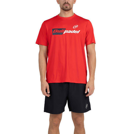 CAMISETA BULLPADEL HOMBRE BPCM-PN06 ROJO