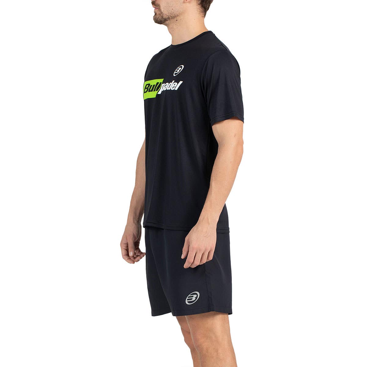 CAMISETA BULLPADEL HOMBRE BPCM-PN06 NEGRO