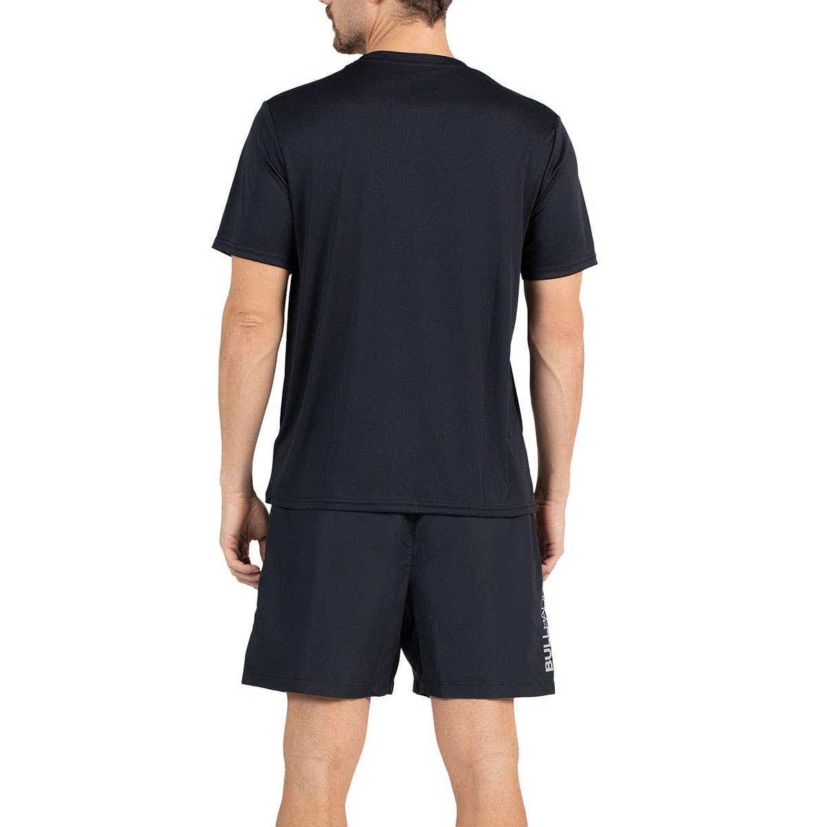 CAMISETA BULLPADEL HOMBRE BPCM-PN06 NEGRO