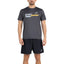 CAMISETA BULLPADEL HOMBRE BPCM-PN06 NEGRO/GRIS OSCURO