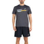 CAMISETA BULLPADEL HOMBRE BPCM-PN06 NEGRO/GRIS OSCURO