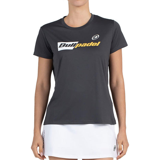 CAMISETA BULLPADEL BPCM-PN07 MUJER NEGRO