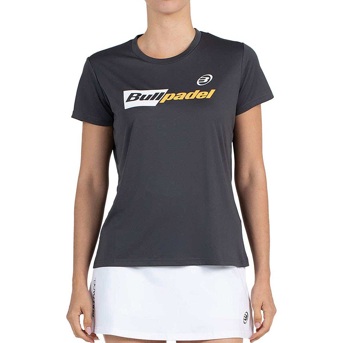 CAMISETA BULLPADEL BPCM-PN07 MUJER NEGRO
