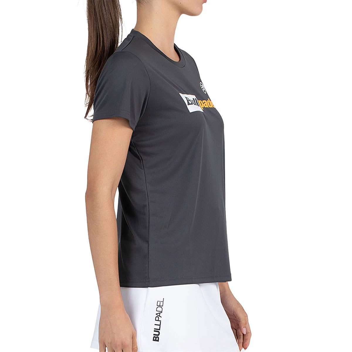 CAMISETA BULLPADEL BPCM-PN07 MUJER NEGRO