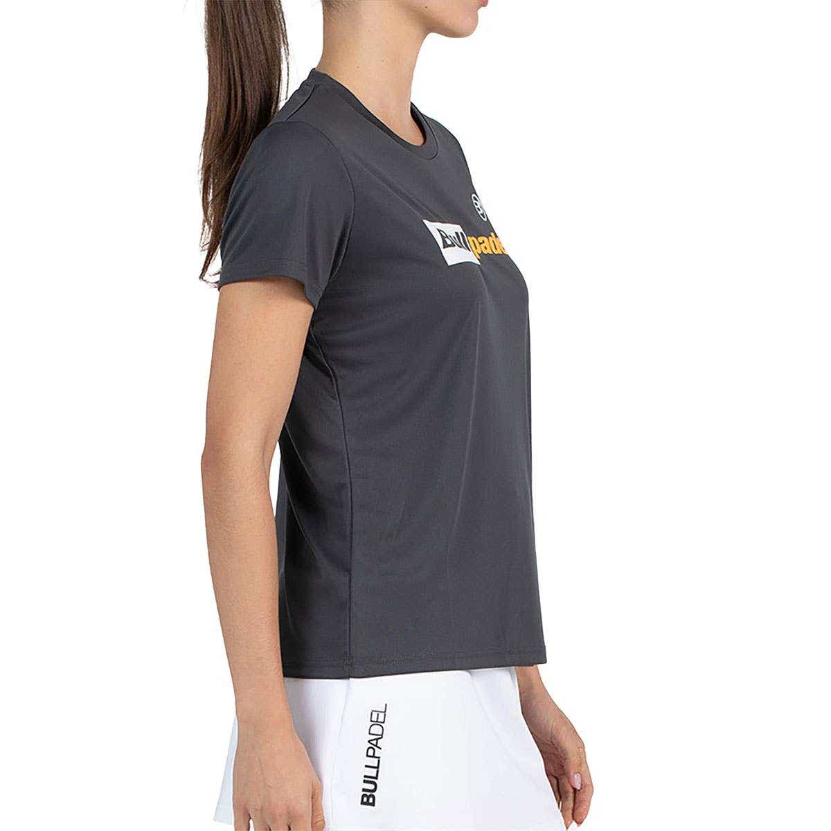 CAMISETA BULLPADEL BPCM-PN07 MUJER NEGRO