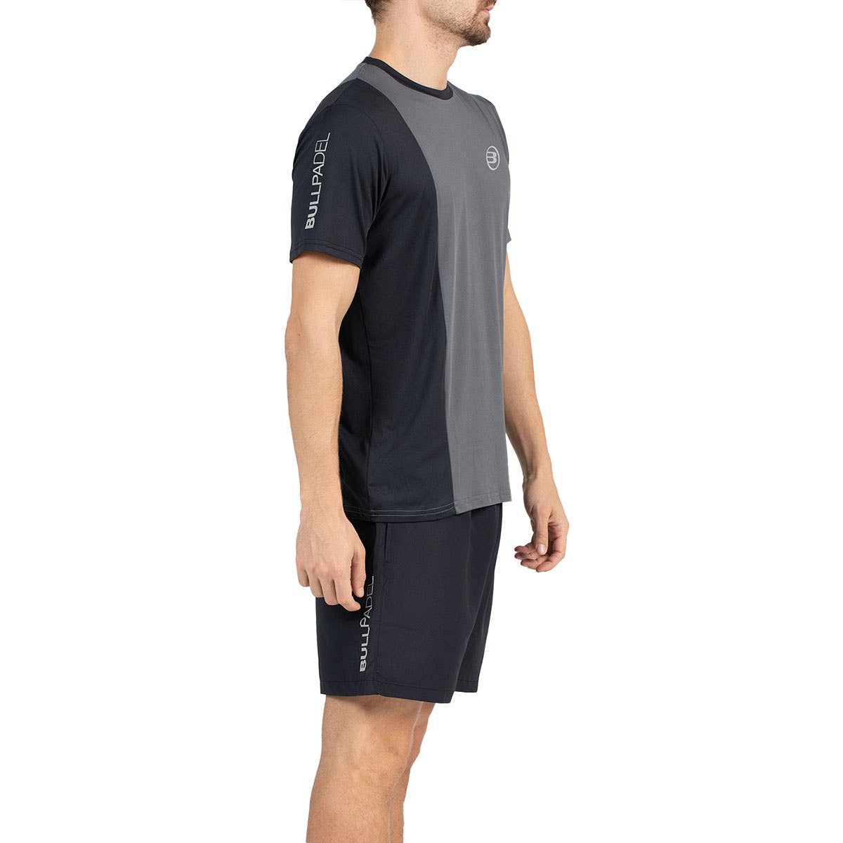 CAMISETA BULLPADEL PALANCOS GRIS