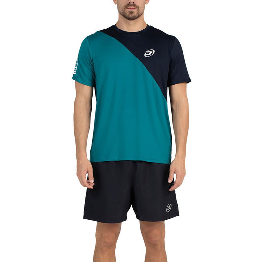 CAMISETA BULLPADEL PALAZUEL AZUL TURQUESA