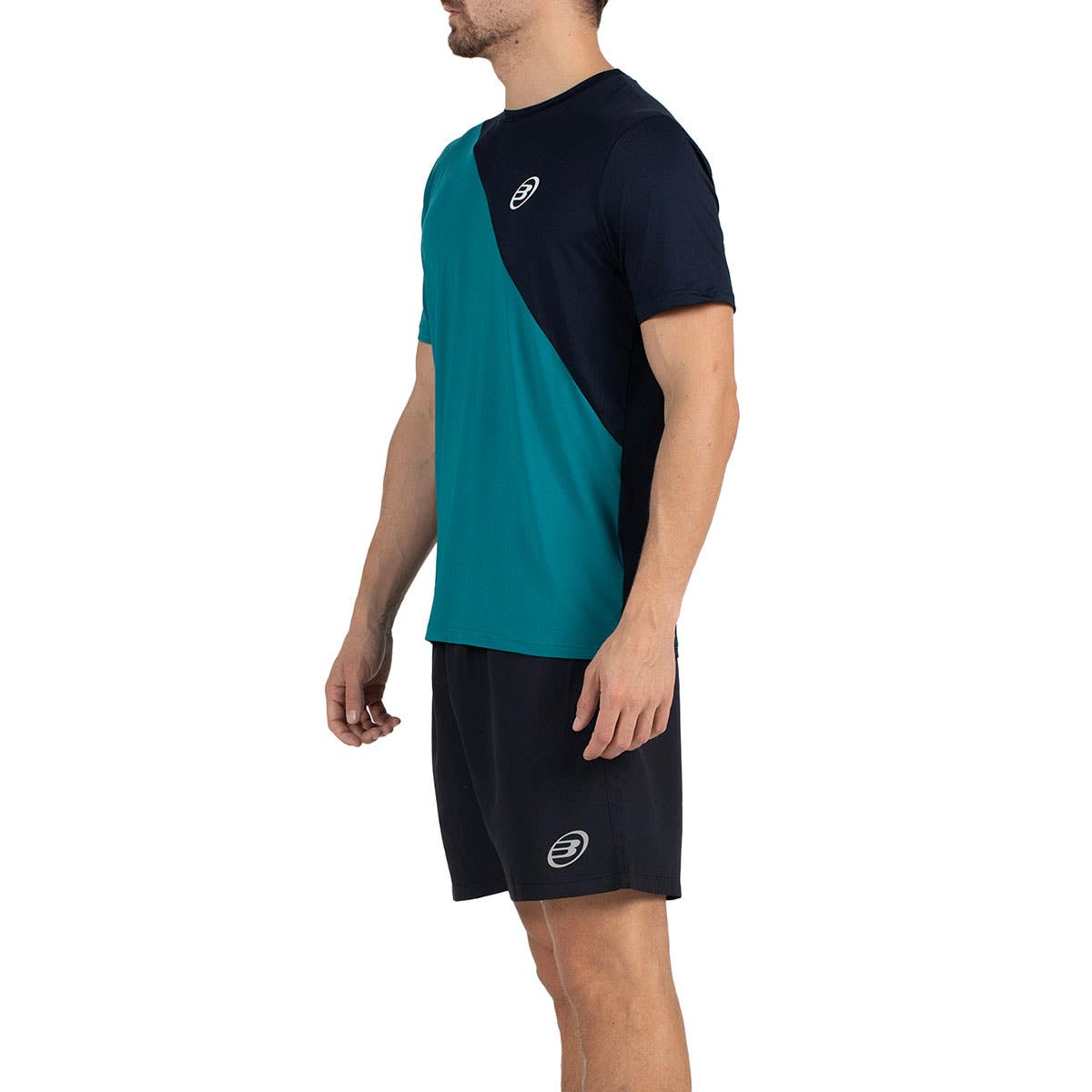 CAMISETA BULLPADEL PALAZUEL AZUL TURQUESA