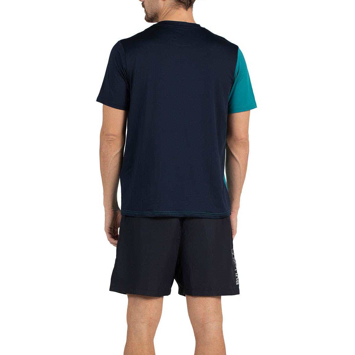 CAMISETA BULLPADEL PALAZUEL AZUL TURQUESA