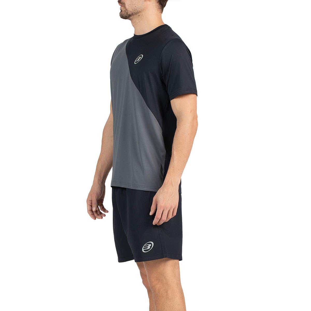CAMISETA BULLPADEL PALAZUEL GRIS