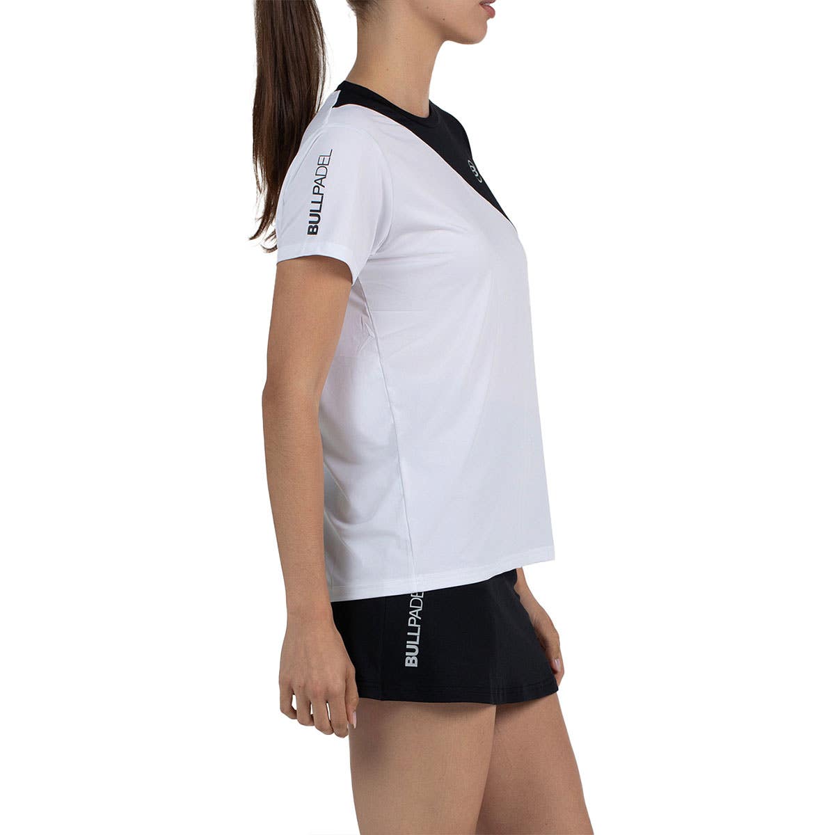 CAMISETA BULLPADEL PALOMERO MUJER EX BLANCO