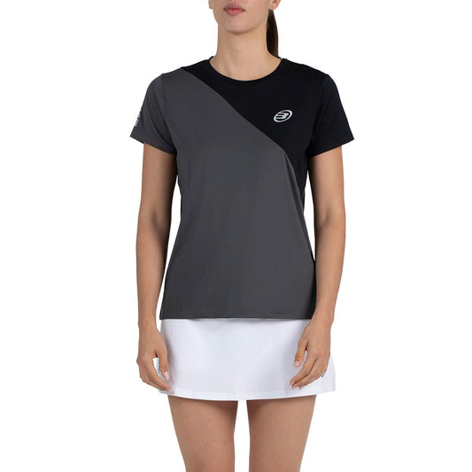 CAMISETA BULLPADEL PALOMERO MUJER EX GRIS