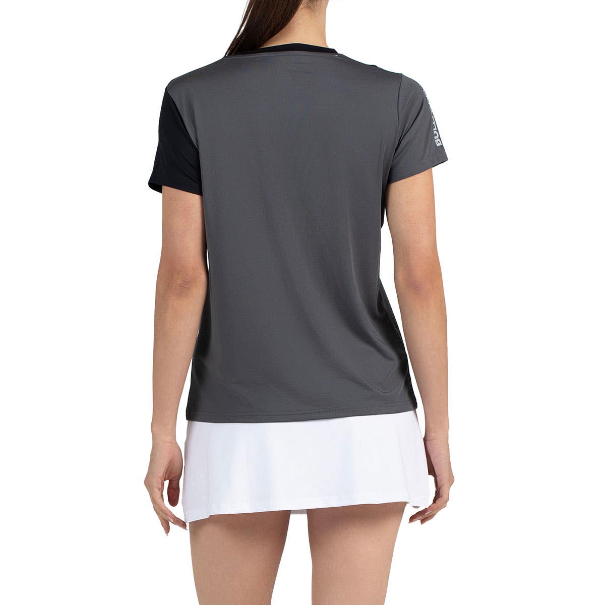 CAMISETA BULLPADEL PALOMERO MUJER EX GRIS