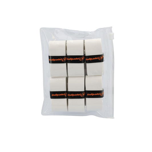 BLISTER 6 UDS. OVERGRIPS BULLPADEL COMFORT BLANCO