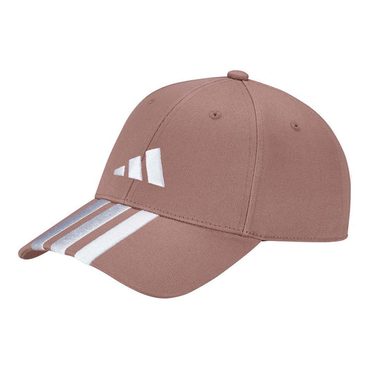 GORRA ADIDAS BASEBALL 3 BANDAS NEW LOGO MARRÓN