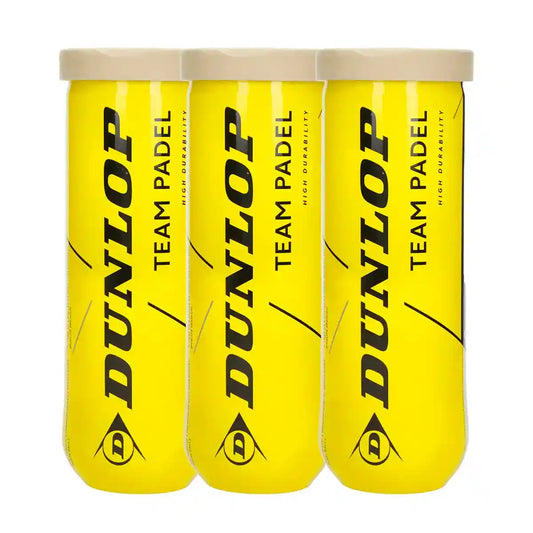 TRIPACK DE BOTES DE 3 BOLAS DUNLOP TEAM PADEL